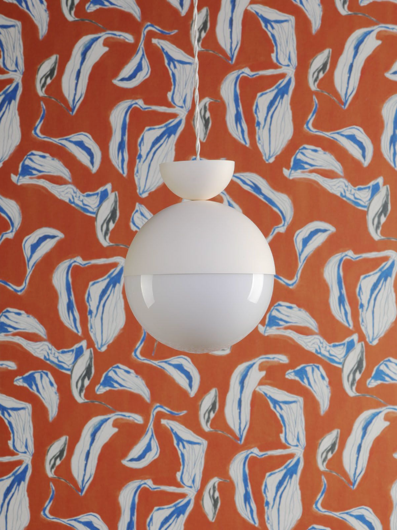 Bilbao Pendant Bespoke and Opal Glass