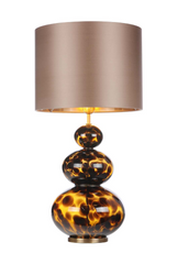 Boavista Table Lamp Tortoiseshell Glass Base Only