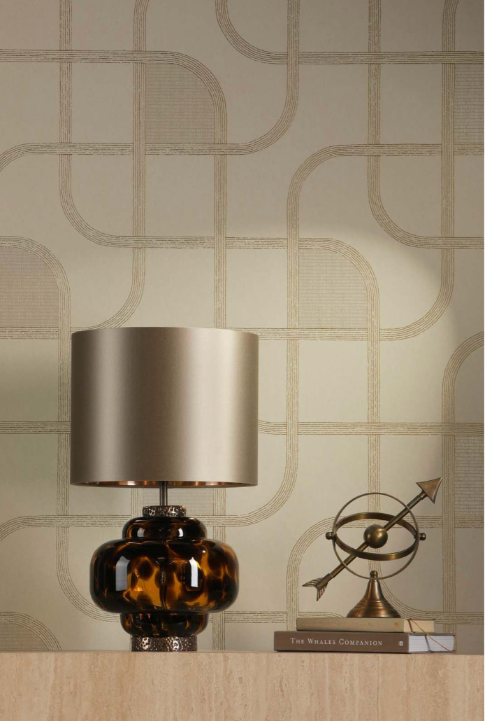 Queens Table Lamp Tortoiseshell Glass Base Only