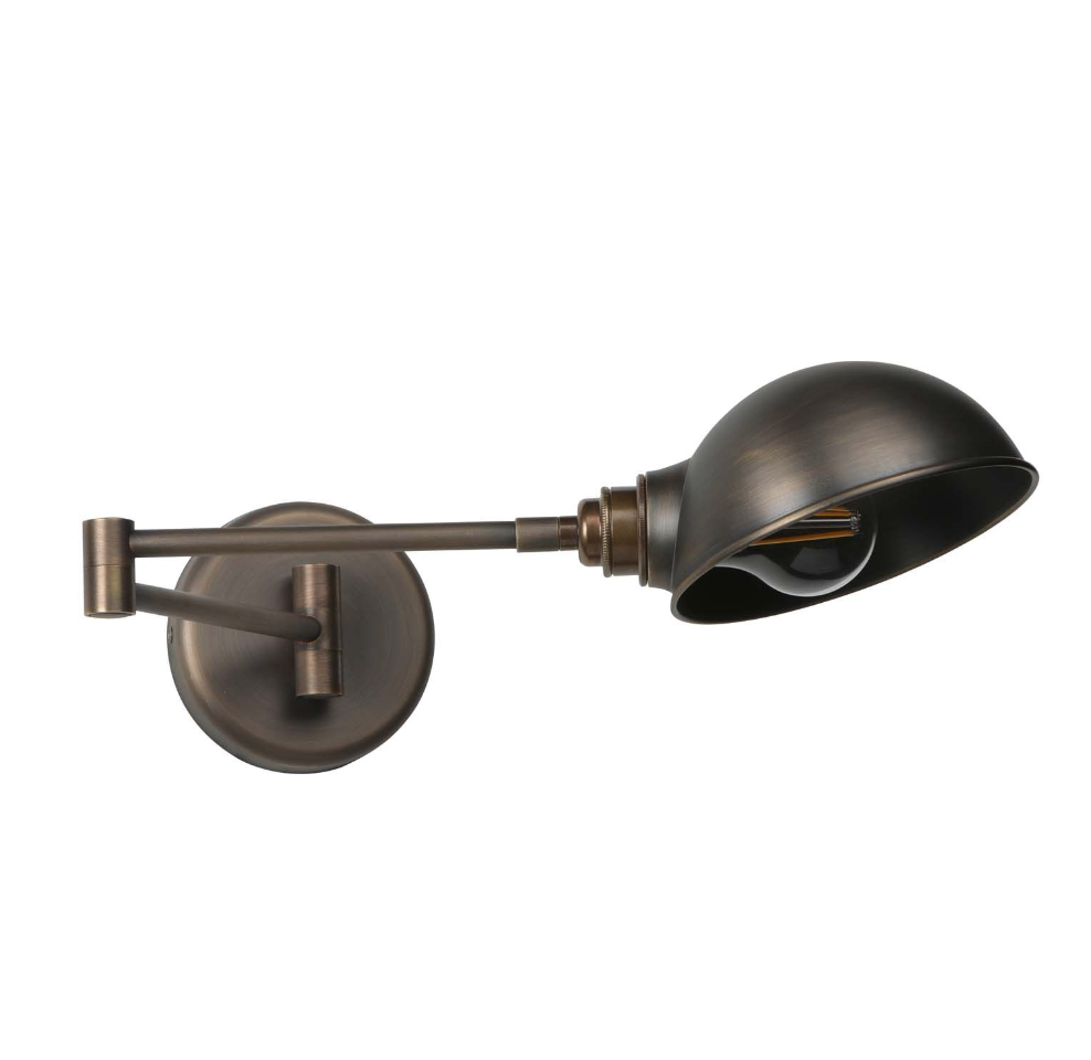 Piccadilly Articulated Wall Light Antique Brass