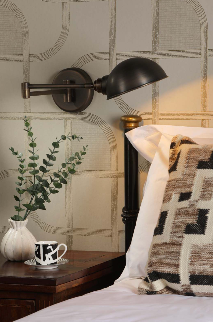 Piccadilly Articulated Wall Light Antique Brass