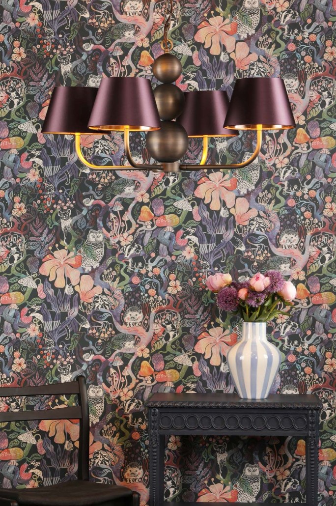 Athena 4 Light Pendant Antique Brass With Bespoke Shade