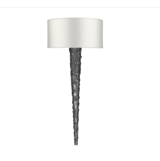 David Hunt Lighting Knurl Bronze Wall Light KNU0700 Bespoke Shade