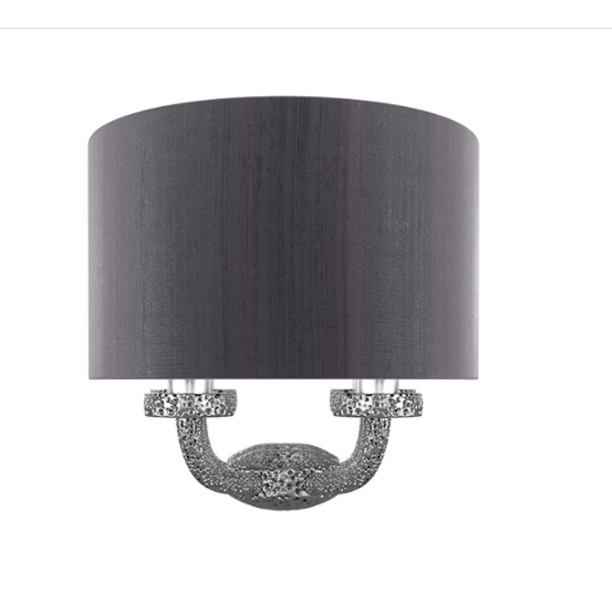 David Hunt Lighting Sloane Wall Washer Pewter SLO3099 With Shade