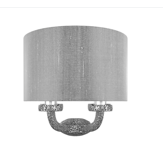 David Hunt Lighting Sloane Wall Washer Pewter SLO3099 With Shade