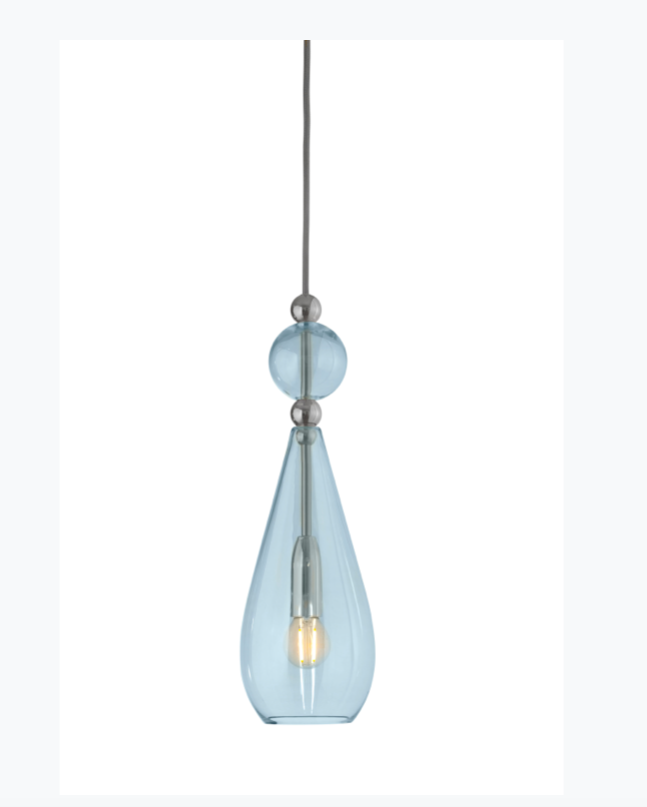 Smykke Pendant Silver and Glass by  Ebb & Flow