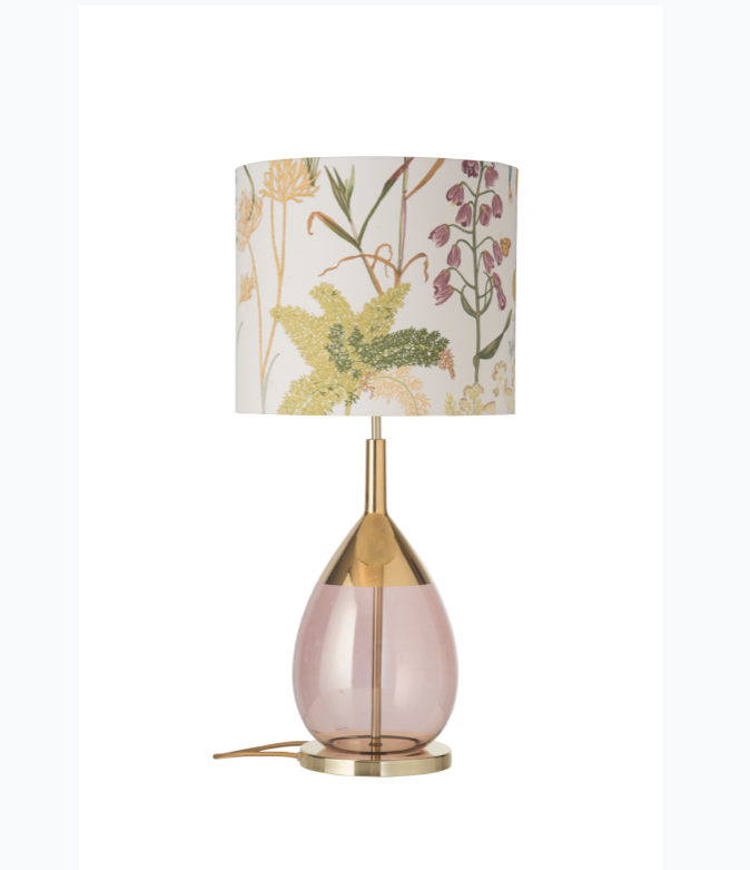 Lute Med Lamp Base Gold Various Colours Ebb and Flow