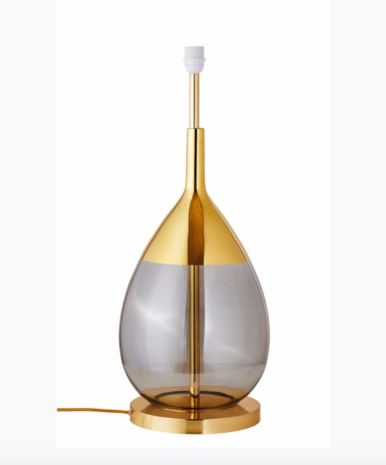 Lute XL Lamp Base Gold Various Colours Ebb and Flow