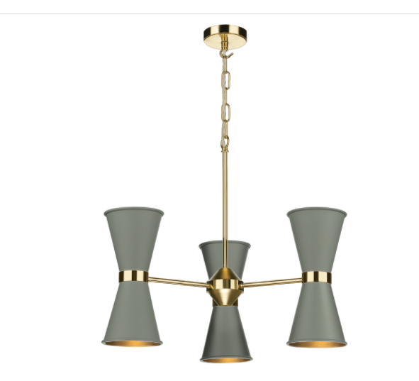 David Hunt Lighting Hyde 6 Light HYD06 Butter Brass