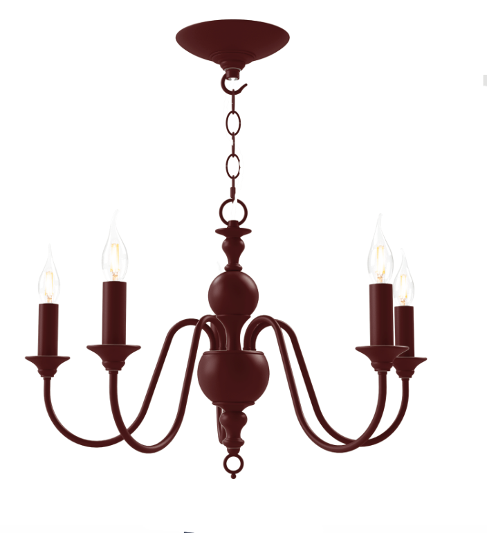 David Hunt Lighting Flemish 5 Lt Chandelier Bespoke