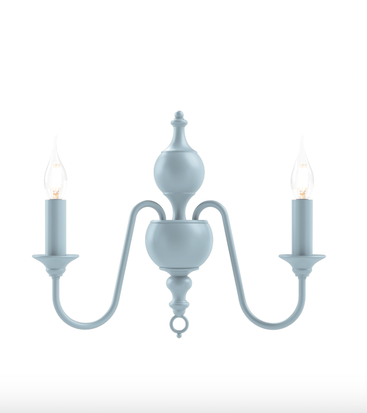 David Hunt Lighting Flemish Double Wall Light Bespoke Finish