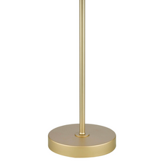 Fenella Table Lamp Gold Leaf With Seagrass Shade