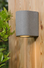 David Hunt Lighting Torbay Outdoor Wall Light Grey IP65