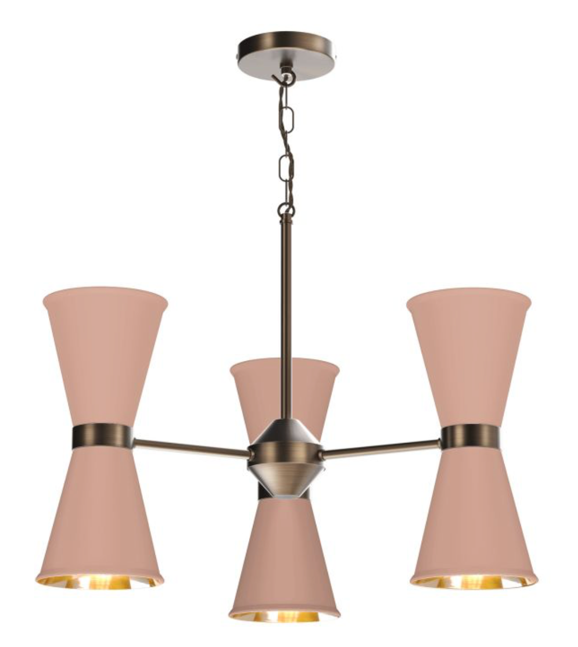 David Hunt Lighting Hyde 6 Light Antique Brass  HYD06