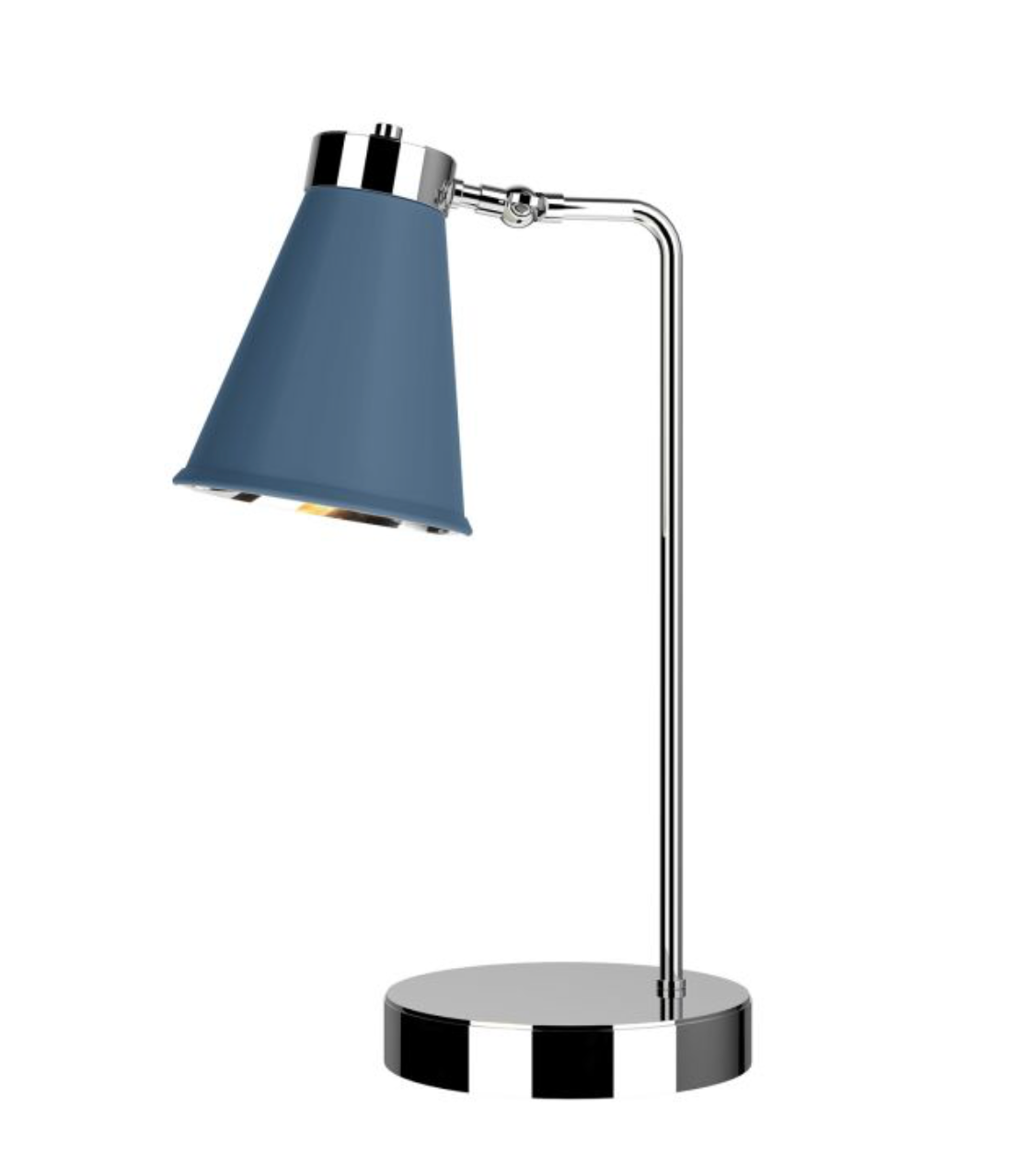 David Hunt Lighting Hyde Single Table Lamp Chrome