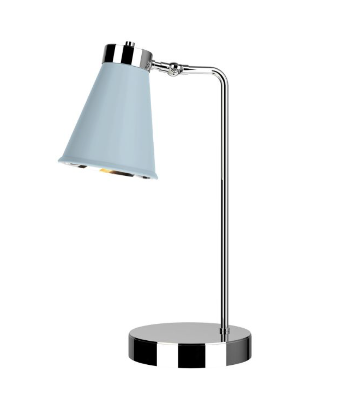 David Hunt Lighting Hyde Single Table Lamp Chrome