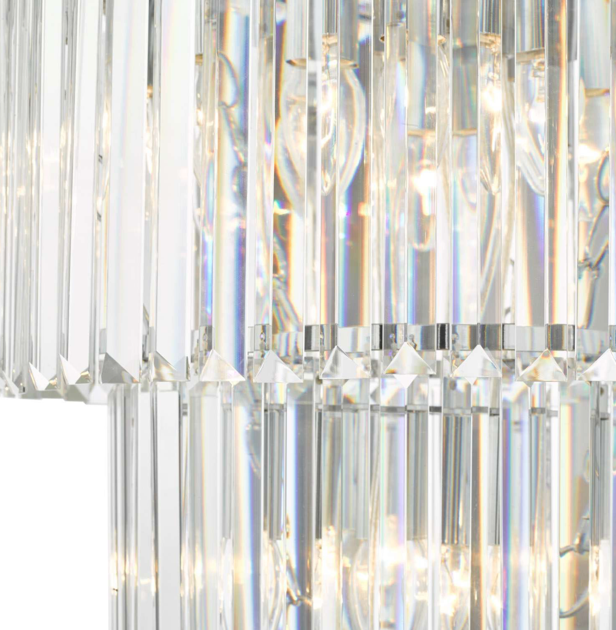 Angel 28 Light Chandelier Crystal Polished Chrome