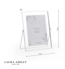 Laura Ashley Moira Photo Frame Silver and Glass 5 x 7