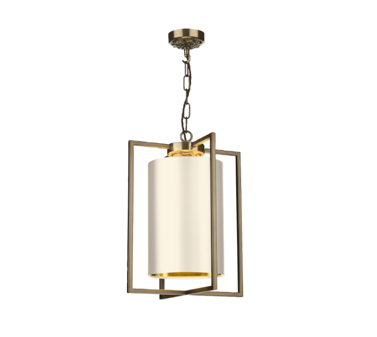 David Hunt Lighting Chiswick Single Pendant with Bespoke Shade CHI0175