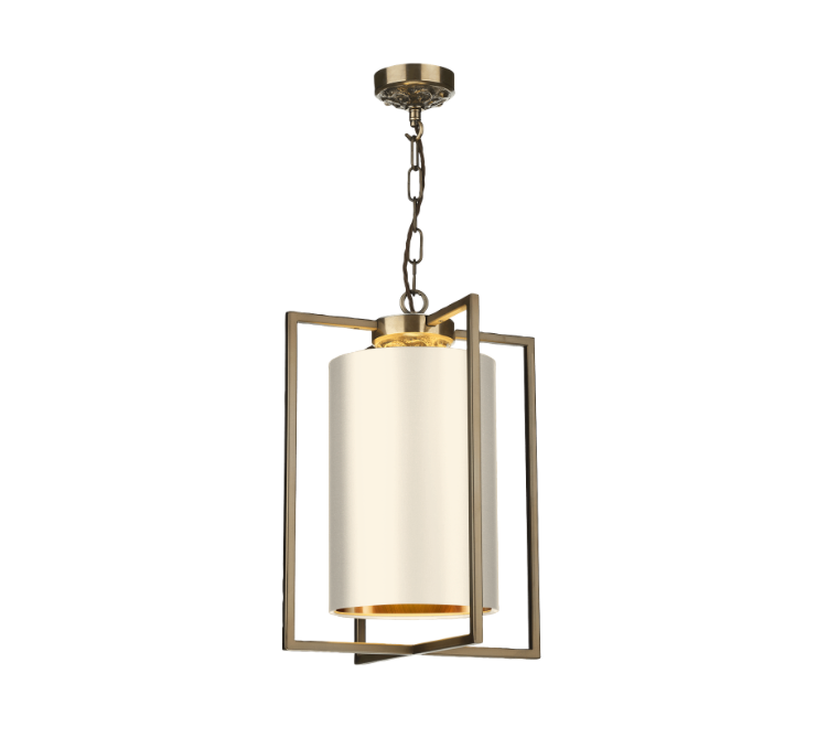 David Hunt Lighting Chiswick Single Pendant with Bespoke Shade CHI0175