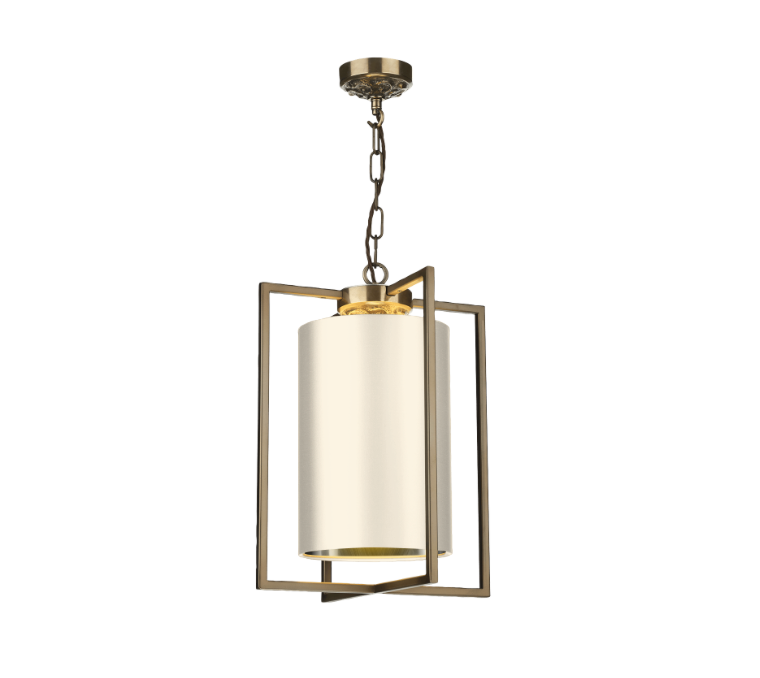David Hunt Lighting Chiswick Single Pendant with Bespoke Shade CHI0175