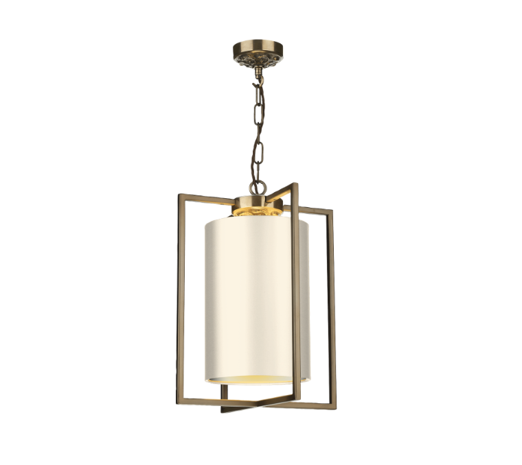 David Hunt Lighting Chiswick Single Pendant with Bespoke Shade CHI0175