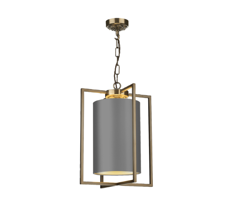 David Hunt Lighting Chiswick Single Pendant with Bespoke Shade CHI0175