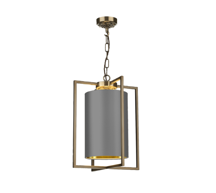 David Hunt Lighting Chiswick Single Pendant with Bespoke Shade CHI0175
