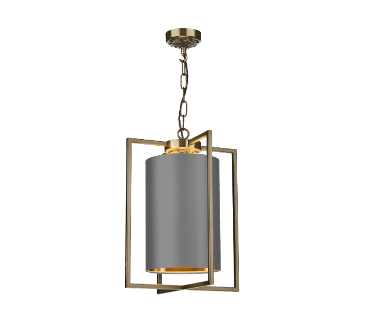 David Hunt Lighting Chiswick Single Pendant with Bespoke Shade CHI0175