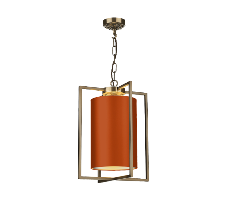 David Hunt Lighting Chiswick Single Pendant with Bespoke Shade CHI0175