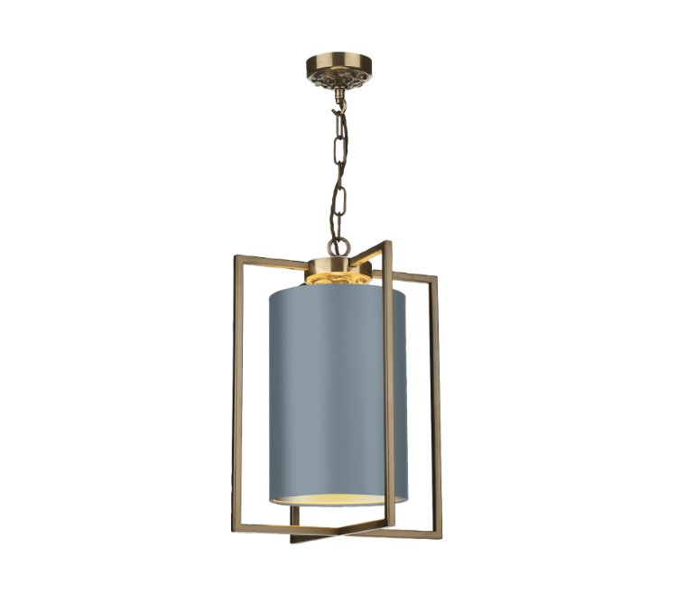 David Hunt Lighting Chiswick Single Pendant with Bespoke Shade CHI0175
