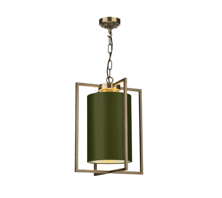 David Hunt Lighting Chiswick Single Pendant with Bespoke Shade CHI0175
