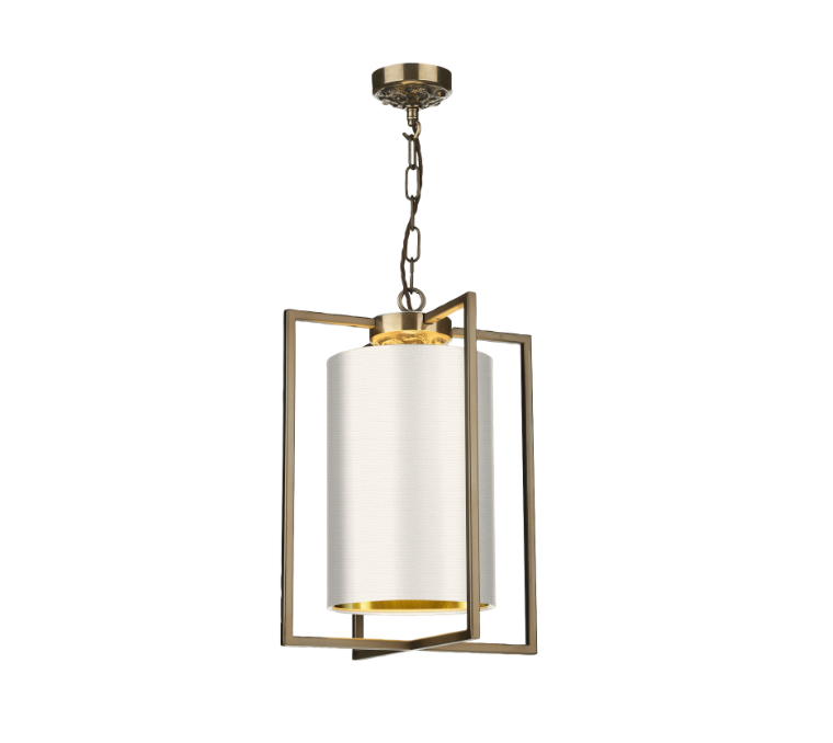 David Hunt Lighting Chiswick Single Pendant with Bespoke Shade CHI0175