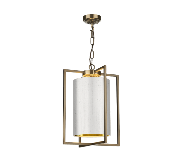 David Hunt Lighting Chiswick Single Pendant with Bespoke Shade CHI0175