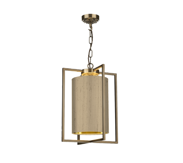 David Hunt Lighting Chiswick Single Pendant with Bespoke Shade CHI0175