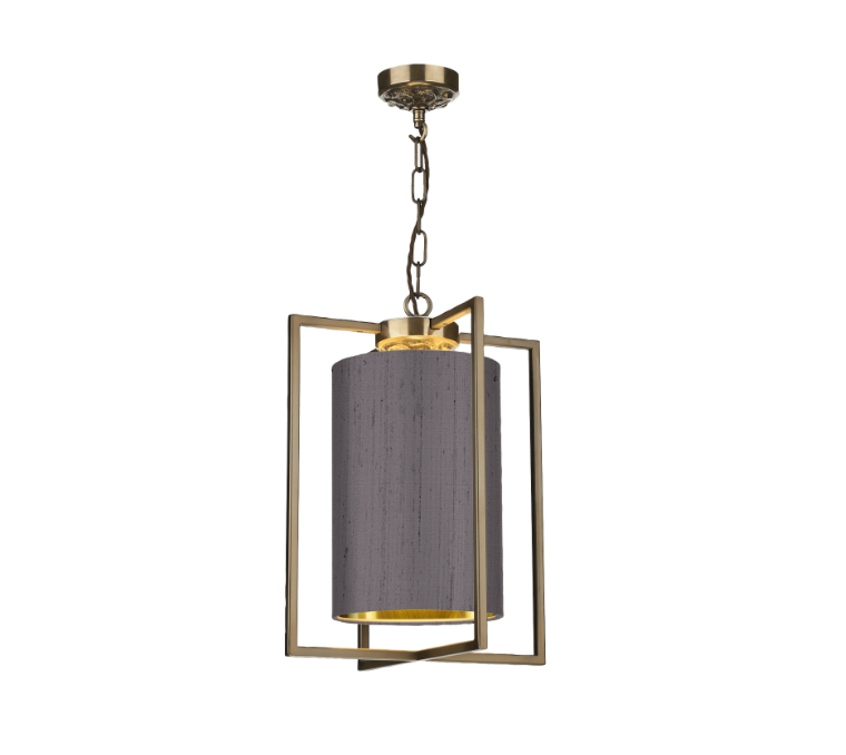 David Hunt Lighting Chiswick Single Pendant with Bespoke Shade CHI0175