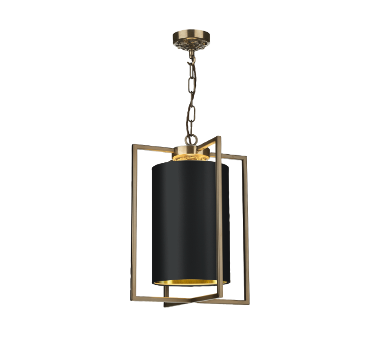 David Hunt Lighting Chiswick Single Pendant with Bespoke Shade CHI0175