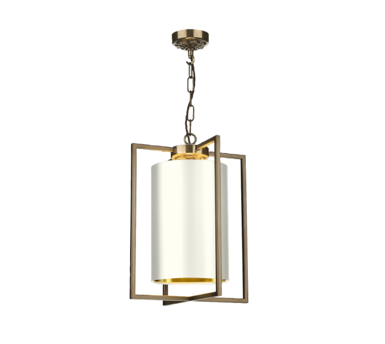 David Hunt Lighting Chiswick Single Pendant with Bespoke Shade CHI0175