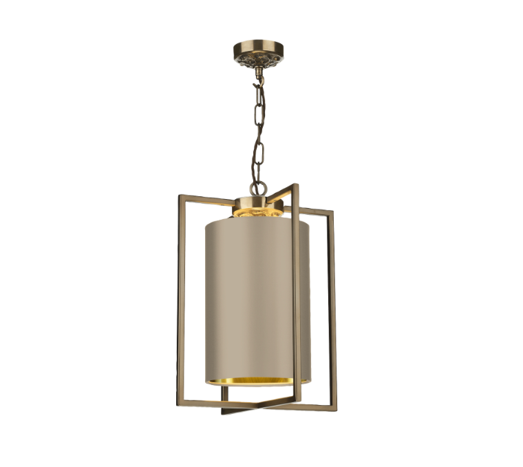 David Hunt Lighting Chiswick Single Pendant with Bespoke Shade CHI0175