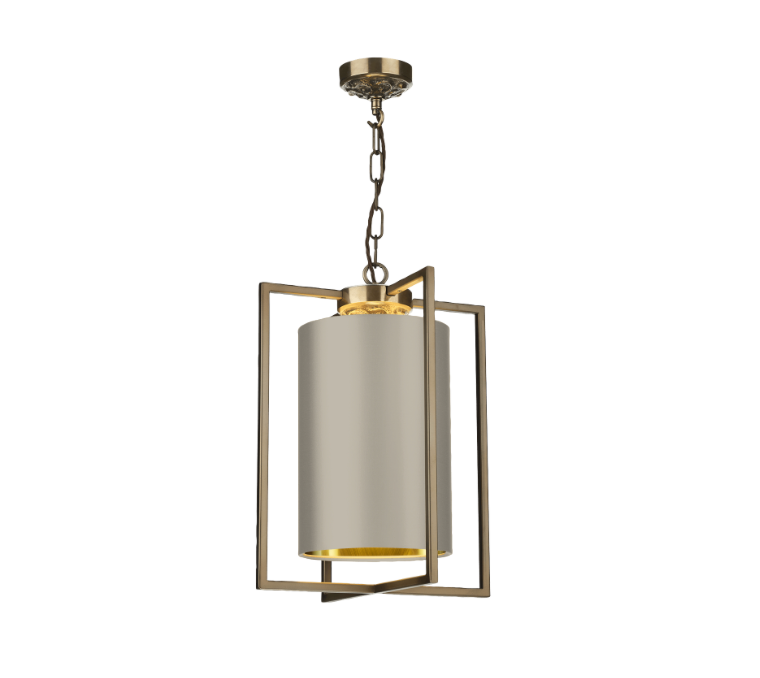David Hunt Lighting Chiswick Single Pendant with Bespoke Shade CHI0175