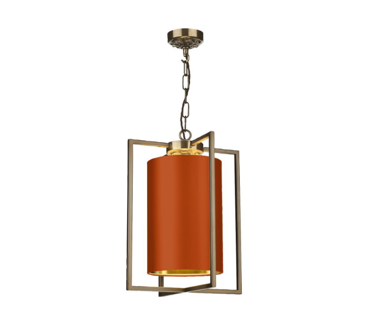 David Hunt Lighting Chiswick Single Pendant with Bespoke Shade CHI0175
