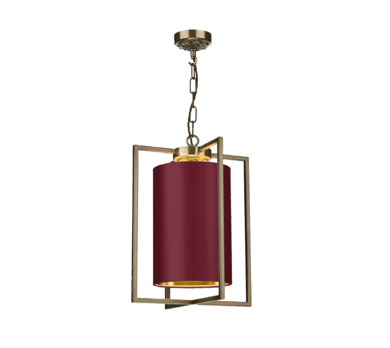 David Hunt Lighting Chiswick Single Pendant with Bespoke Shade CHI0175