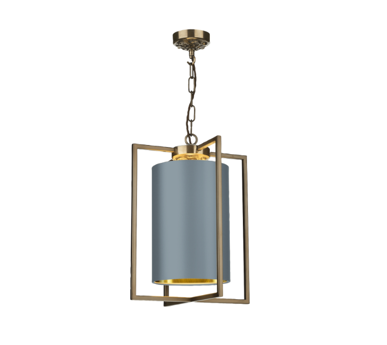 David Hunt Lighting Chiswick Single Pendant with Bespoke Shade CHI0175