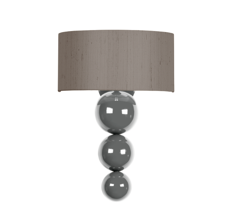 David Hunt Lighting Athena Wall Light Bespoke with Shade