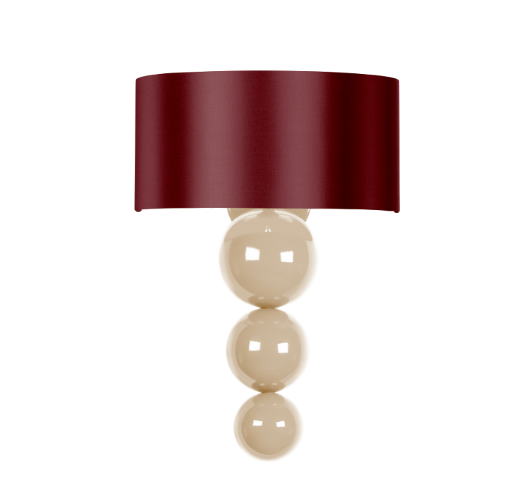 David Hunt Lighting Athena Wall Light Bespoke with Shade