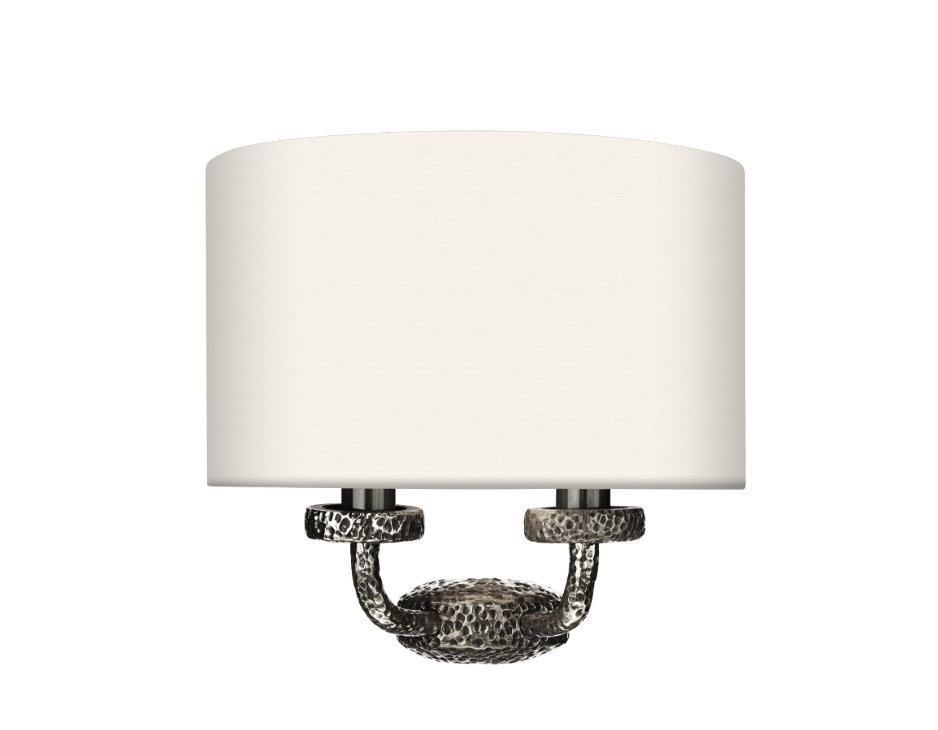 David Hunt Lighting Sloane Wall Washer Pewter SLO3099 With Shade