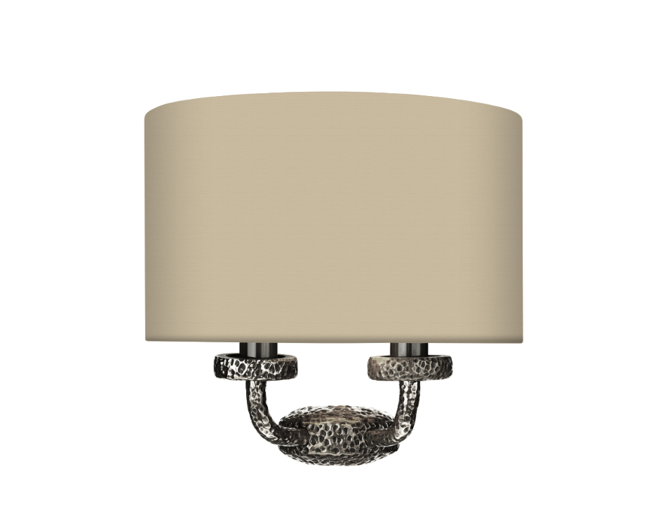 David Hunt Lighting Sloane Wall Washer Pewter SLO3099 With Shade