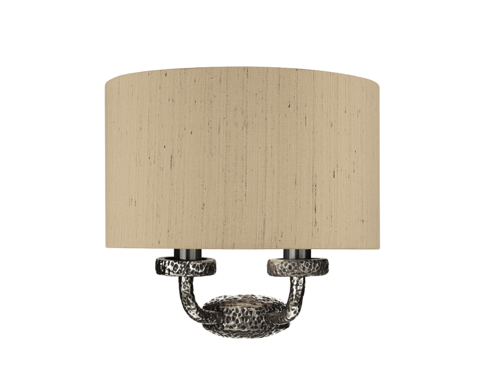 David Hunt Lighting Sloane Wall Washer Pewter SLO3099 With Shade