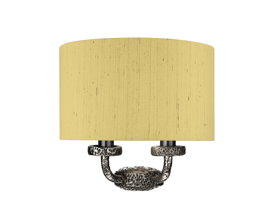 David Hunt Lighting Sloane Wall Washer Pewter SLO3099 With Shade