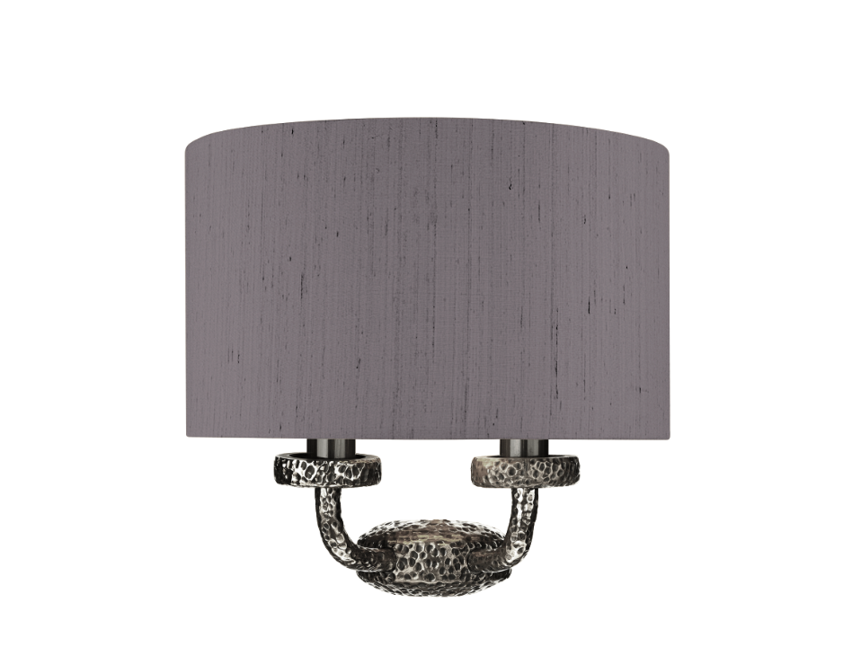 David Hunt Lighting Sloane Wall Washer Pewter SLO3099 With Shade